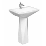 روشویی پایه دار کنج پارس سرام مدل دیاموند